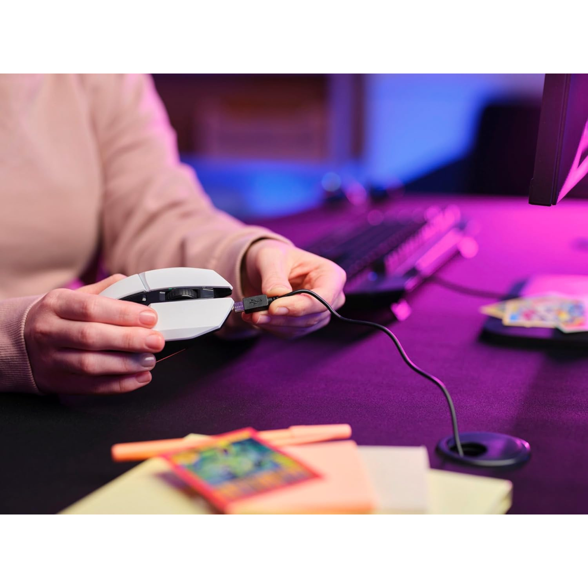 Souris Gamer - GX Trust - GXT 1108 - Blanc