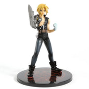Figurine Fullmetal Alchemist Edward Elric 18 cm en vinyle noir, épée