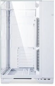 Lian Li O11 Vision - BLANC : panneau latéral blanc transparent, design minimaliste et gestion câbles intégrée