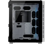 Corsair Crystal 680X RGB Blanc : boîtier PC noir et blanc moderne à panneau transparent