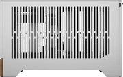 Boîtier PC Fractal Design Terra argenté avec lattes noires verticales et accent marron