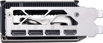 Face arrière MSI GeForce RTX 5070 Ti Inspire 3X OC 16 Go avec 3 DisplayPort et 1 HDMI