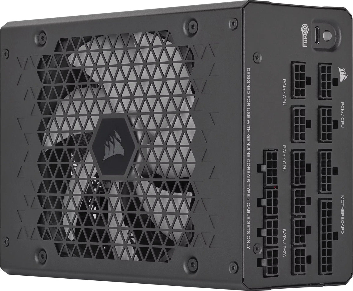 Corsair HX1500i 80PLUS Platinum noir avec panneau mesh et connecteurs multiples