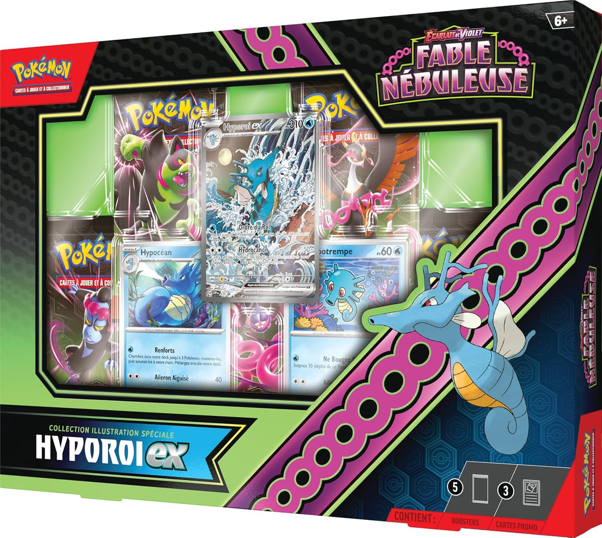 Pokemon JCC – Coffret Illustration Spéciale : Hyporoi-ex (Fable Nébuleuse – EV6. image 1