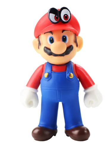 Figurine Super Mario Odyssey- Mario & Casquette Cappy  - 01- 15 cm image 0