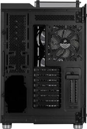 Boîtier PC Corsair Crystal 680X RGB NOIR noir mat à motif nid d’abeille et pieds argentés