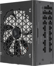 Alimentation Corsair RMx Shift 1200W noir avec ventilateur blanc et grille géométrique - Alimentation