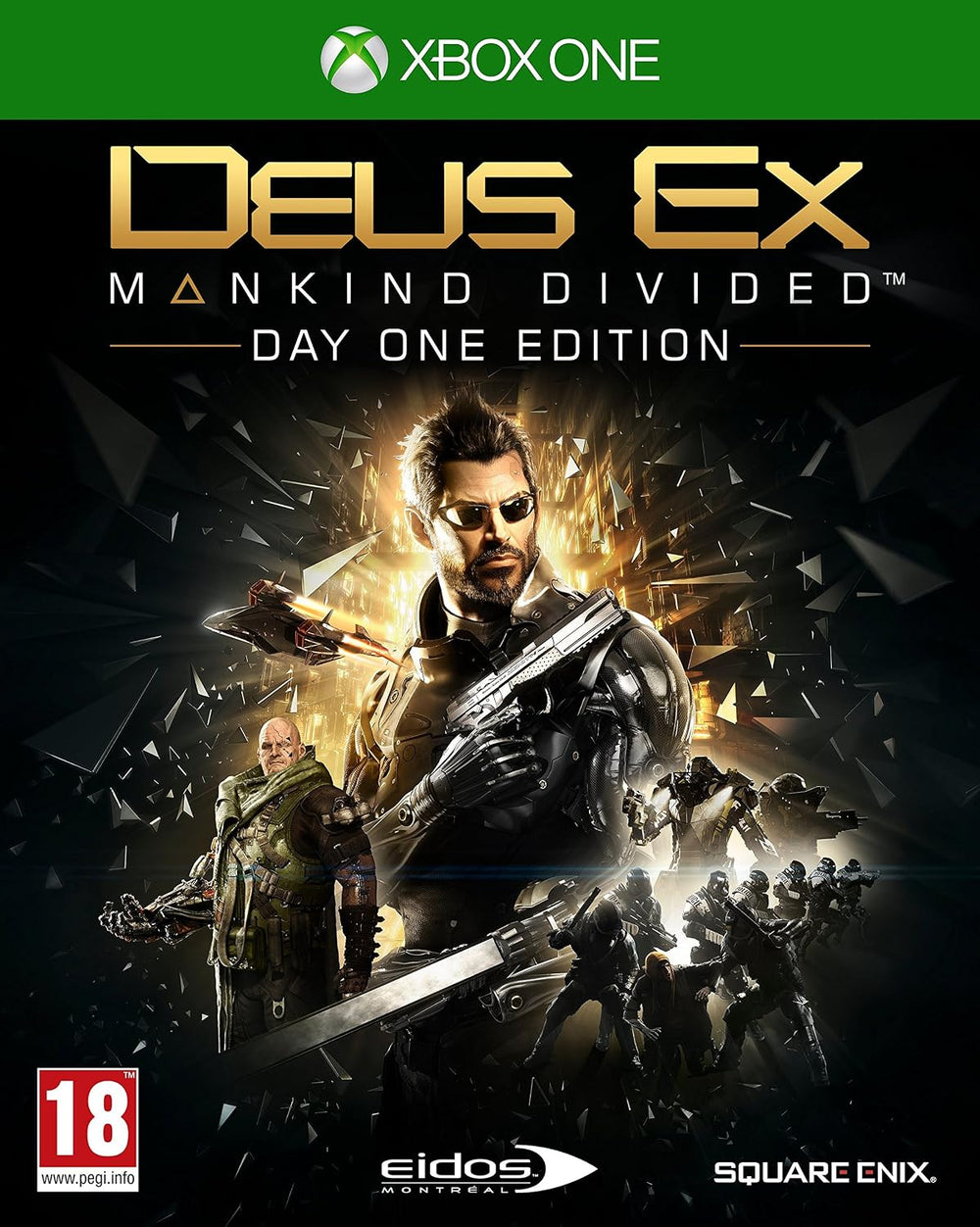 Jaquette Deus Ex: Mankind Divided Xbox One