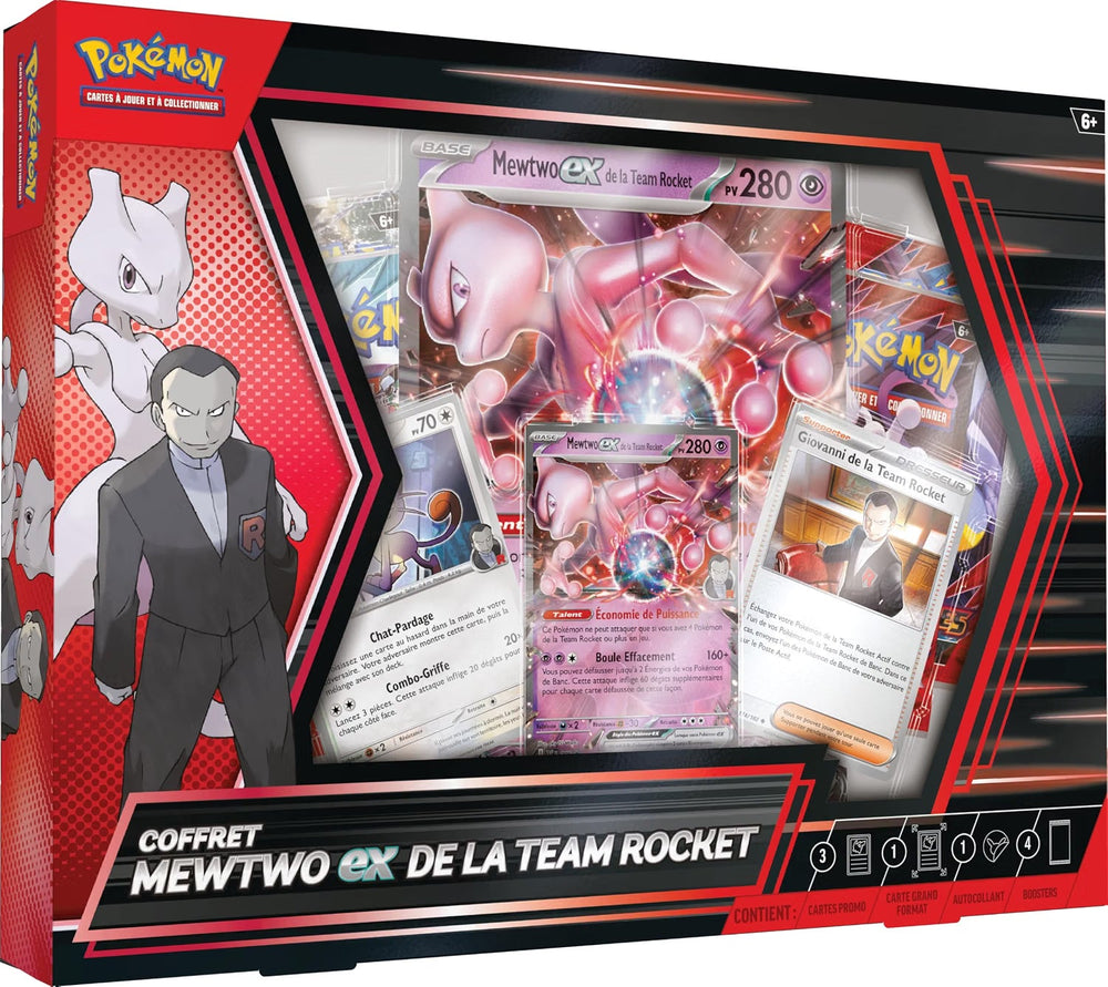Pokémon Coffret Mewtwo-ex de la Team Rocket - vue 7
