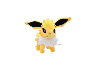 Peluche Pokémon Voltali jaune coton doux 20 cm avec oreilles noires et col blanc