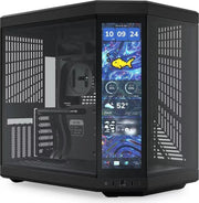 Boîtier PC HYTE Y70 Touch Infinite Pitch Black avec affichage tactile