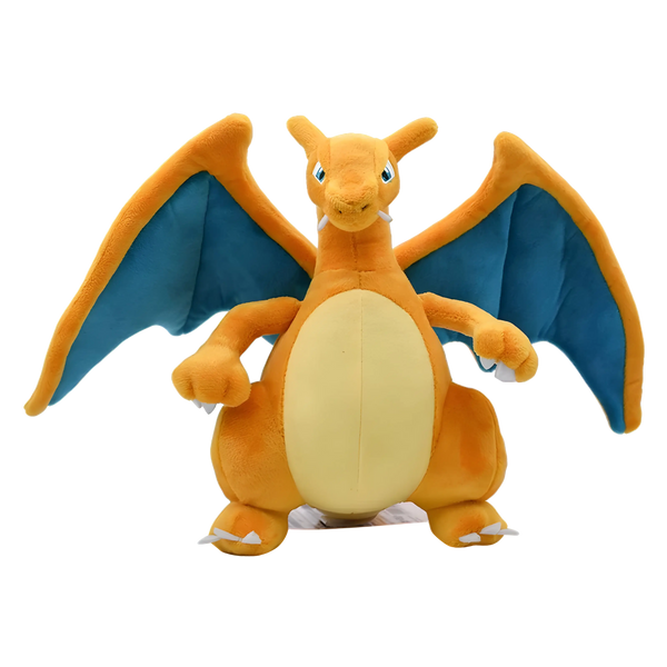 Pokémon Peluche Pokemon Dracaufeu - Coton Doux - 20 cm