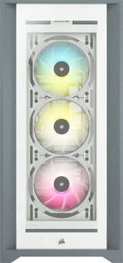 Corsair iCue 5000X RGB Blanc avec 3 ventilateurs RGB verticaux