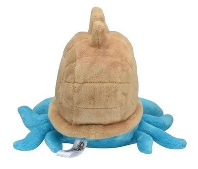 Peluche Pokémon Amonistar beige coton doux 15 cm dos