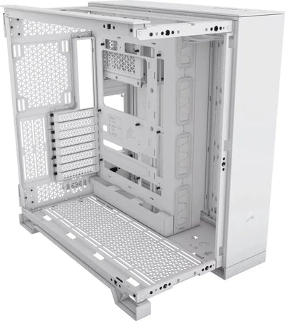 Corsair 6500X Blanc : boîtier PC blanc mat minimaliste à panneaux mesh