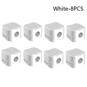 Connecteurs cubes blancs en plastique pour pinces magnétiques réglables bureau