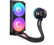 NZXT Kraken Elite RGB 240 Noir : système refroidissement liquide noir argenté avec ventilateurs RGB et afficheur température