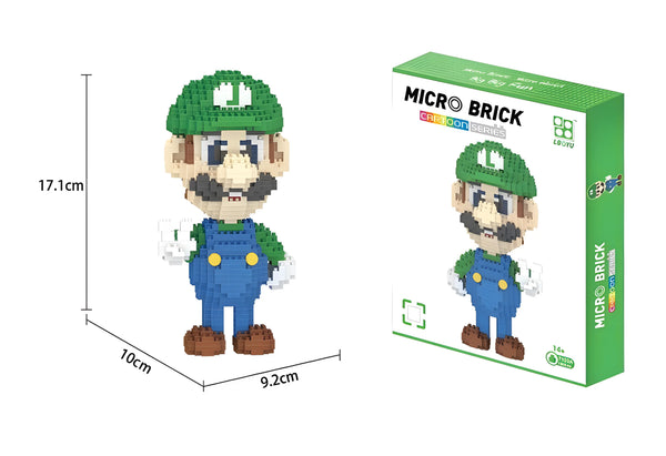 Super Mario Bros Bricks  Super Mario Bros - Modèle Luigi