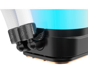 CORSAIR iCUE Link H100i 240 RGB Liquid CPU Cooler - Blanc image 12