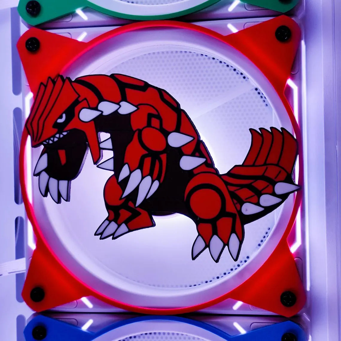 Grille Ventilateur 120mm/140mm Pokemon - Groudon image 0