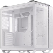 ASUS TUF Gaming GT502 Blanc : boîtier blanc mat à panneau latéral transparent