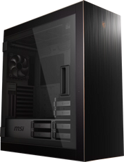 Boîtier PC gaming MSI MPG SEKIRA 500G noir transparent et métal brossé