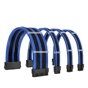 Rallonges Câbles Alimentation Bleu Noir