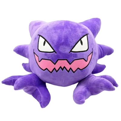 Peluche Pokemon Spectrum 30 cm violette aux yeux blancs et dents roses dentelées