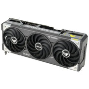 Carte graphique ASUS TUF Gaming GeForce RTX 5070 OC avec trois ventilateurs noirs