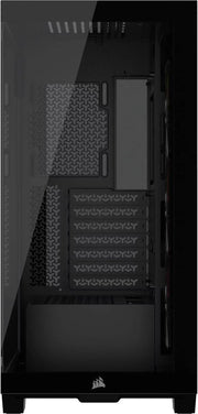 Corsair 3500X ARGB Noir : boîtier PC panneau latéral verre noir mesh subtil