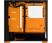 Châssis interne orange Fractal Design Pop Air RGB Orange Core TG Clear Tint avec cadre noir et pieds
