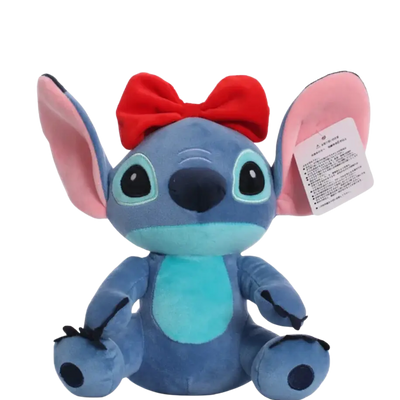 Peluche Lilo & Stitch - Noeud papillon rouge - 25 cm