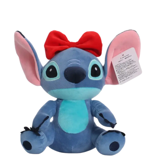 Peluche Lilo & Stitch - Noeud papillon rouge - 25 cm