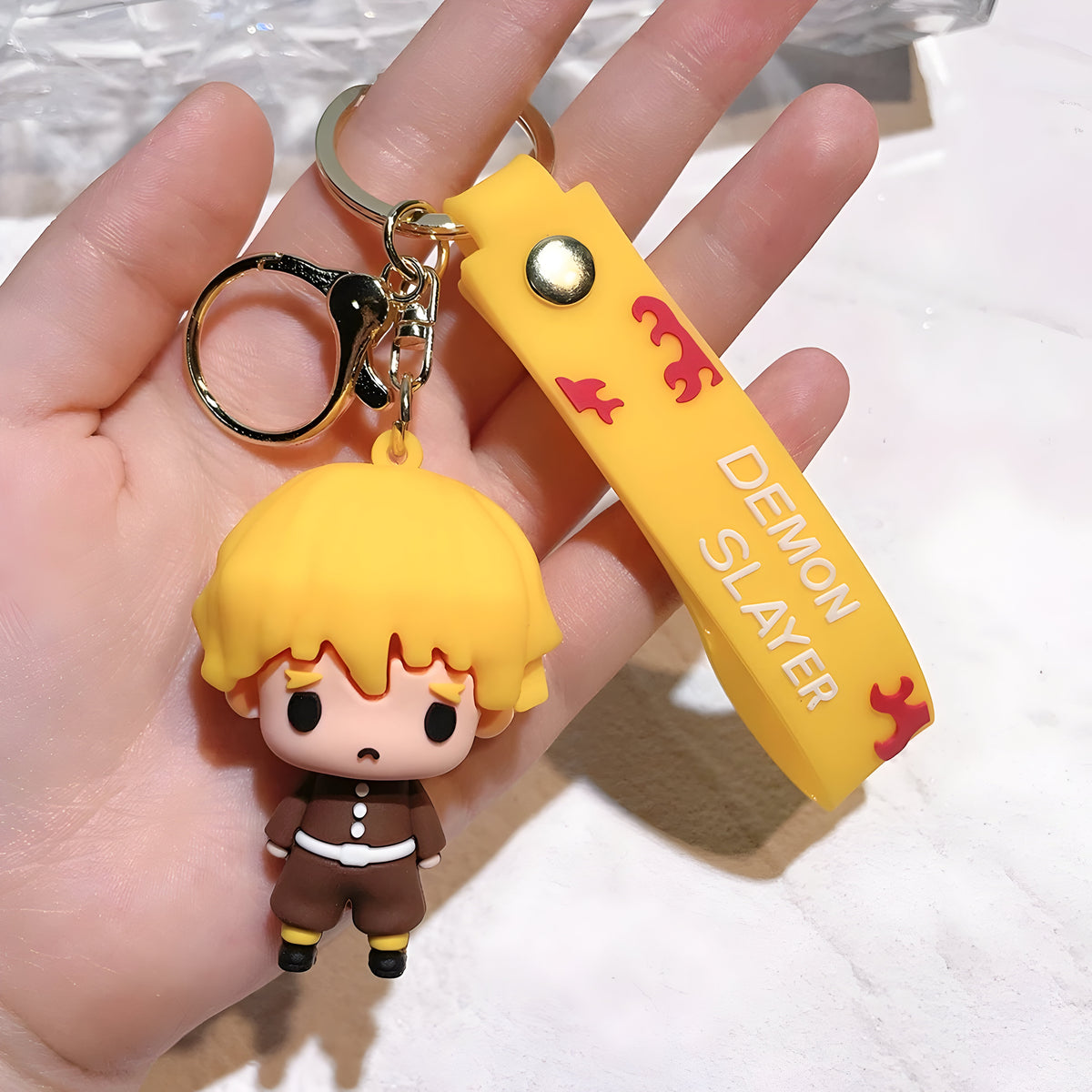Porte-Clés Demon Slayer - Zenitsu Agatsuma image 0