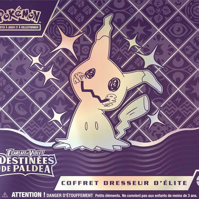 Coffret Dresseur d'Élite (ETB) Pokémon EV04.5 – Destinées de Paldea