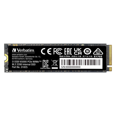 Disque SSD Verbatim Vi5000 512Go - NVMe M.2 Type 2280