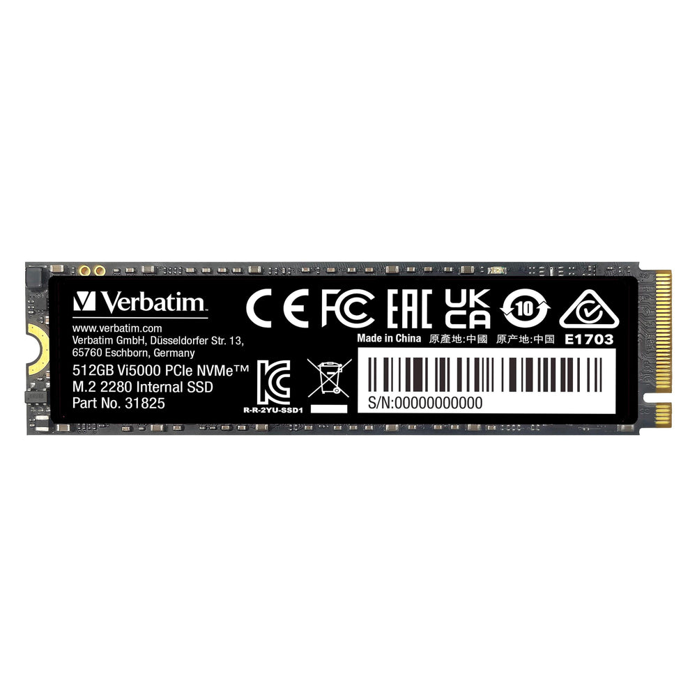 Disque SSD Verbatim Vi5000 512 Go NVMe M.2 2280