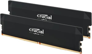 Kit Mémoire RAM Crucial DDR5 – 32 Go (2 x 16 Go) - 6000Mhz - Noir