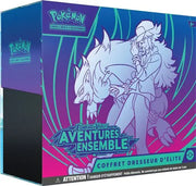 Coffret Dresseur d’Élite Pokémon TCG Aventures Ensemble EV09 violet rose vibrant
