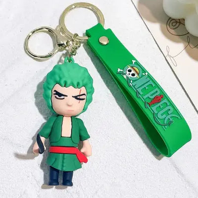 Porte clés One Piece - Zoro Kimono Vert