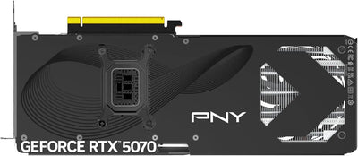Carte graphique PNY GeForce RTX 5070 12GB OC design noir élégant
