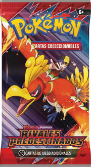 Pack tripak 3 boosters Pokémon EV10 Écarlate Violet Rivalités Destinées Z avec Charizard rouge vif