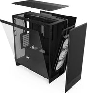 Boîtier PC NZXT H7 Flow RGB NOIR 2024 noir en mesh et verre avec 3 ventilateurs blancs