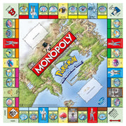 Monopoly Pokémon édition française, plateau coloré du monde Pokémon