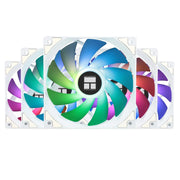 Lot de 5 ventilateurs Thermalright TL-C12CW-S X5 120 blanc à RGB