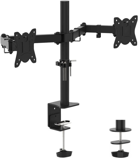 Support Bras Mécanique - Noir - 2 Moniteurs - 17" - 32"