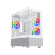 Boîtier PC Xigmatek Alphard M Blanc - vue principale - Boîtier