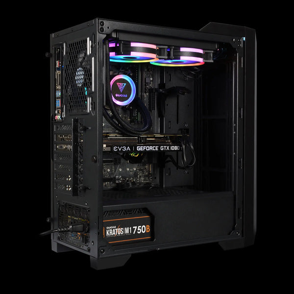 Boîtier PC Gamdias Argus M2 Noir vue de trois quarts