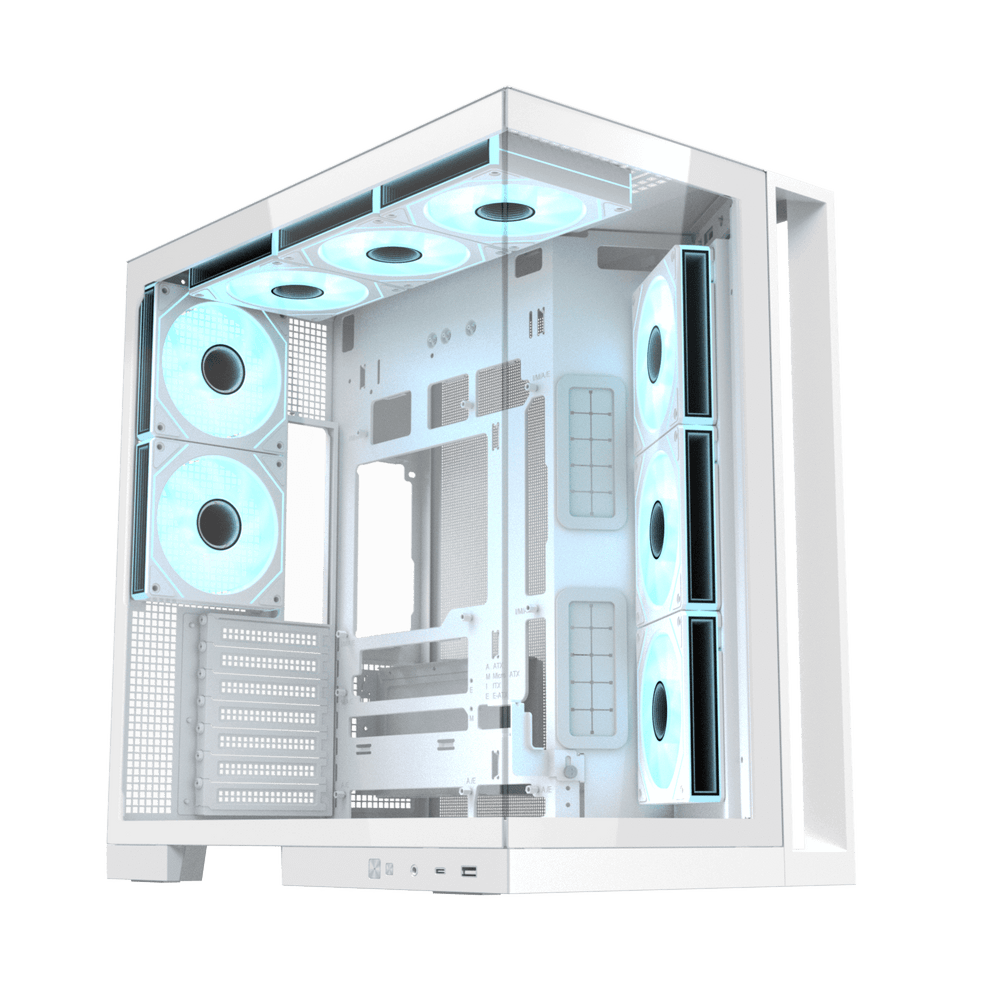 Boîtier PC Xigmatek Aqua 7 Blanc - vue principale