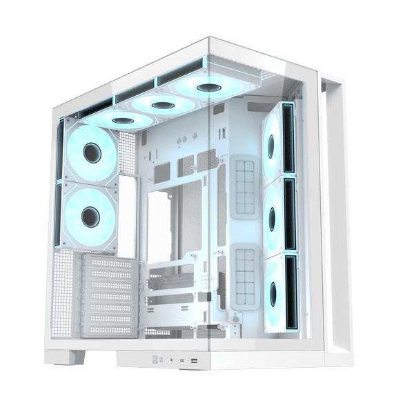 Boîtier PC Xigmatek Aqua 7 Blanc - vue principale